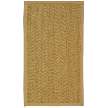 Safavieh Natural Fiber 3 ft. x 5 ft. Power Loomed Small Rectangle Rug - Natural-Beige NF115A-3